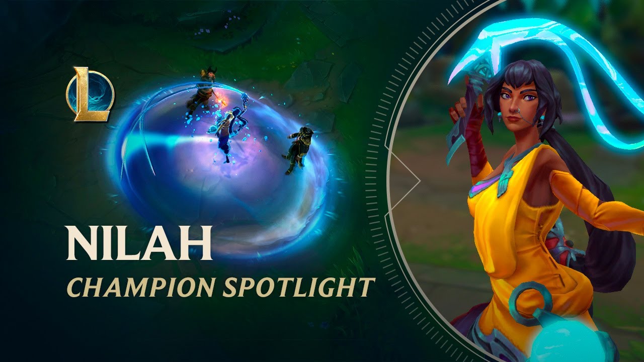 Nilah Champion Spotlight | Gameplay - League of Legends