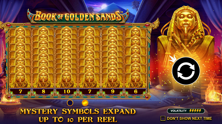 Play Book of Golden Sands® Free Game Slot by Pragmatic Play