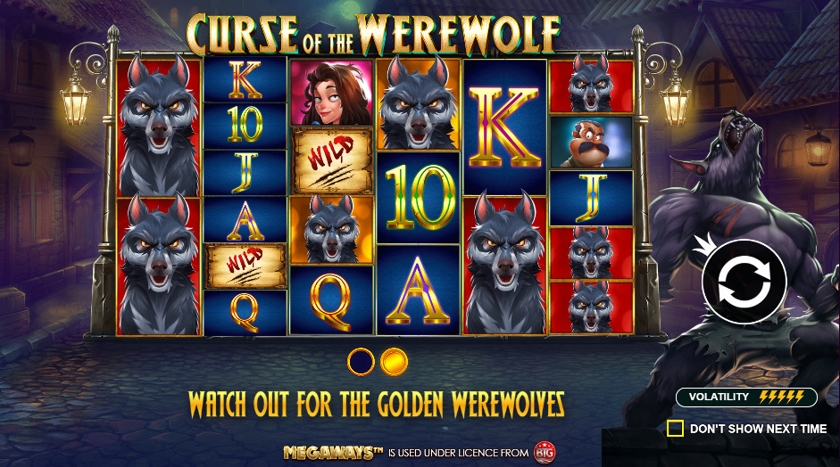 Play Curse of the Werewolf Megaways® Free Game Slot by Pragmatic Play