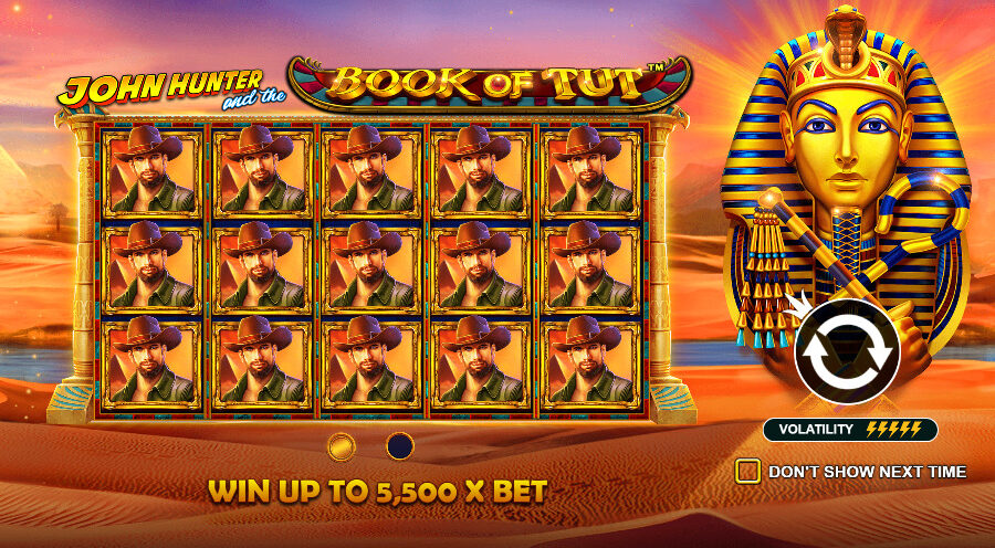 Play-John Hunter and the Book of Tut®-Free-Game-Slot-by-Pragmatic-Play