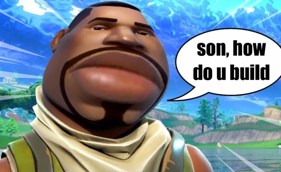 Playing Fortnite with my DAD....lol