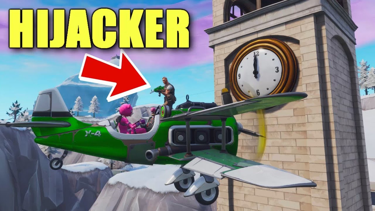 Season 7 Plane Hijacking in Fortnite