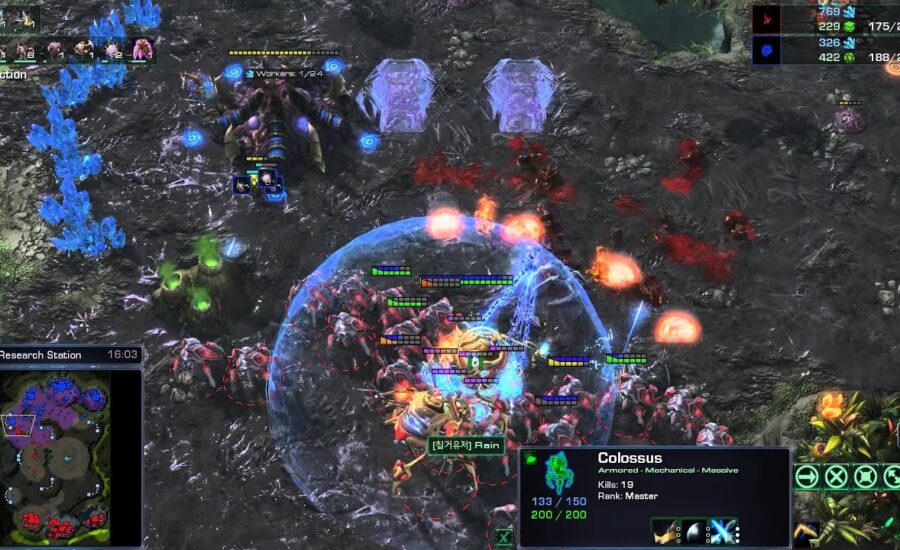 Starcraft II -- HOTS -- G4 Rain (P) v Soulkey (Z) on Vaani Research Station