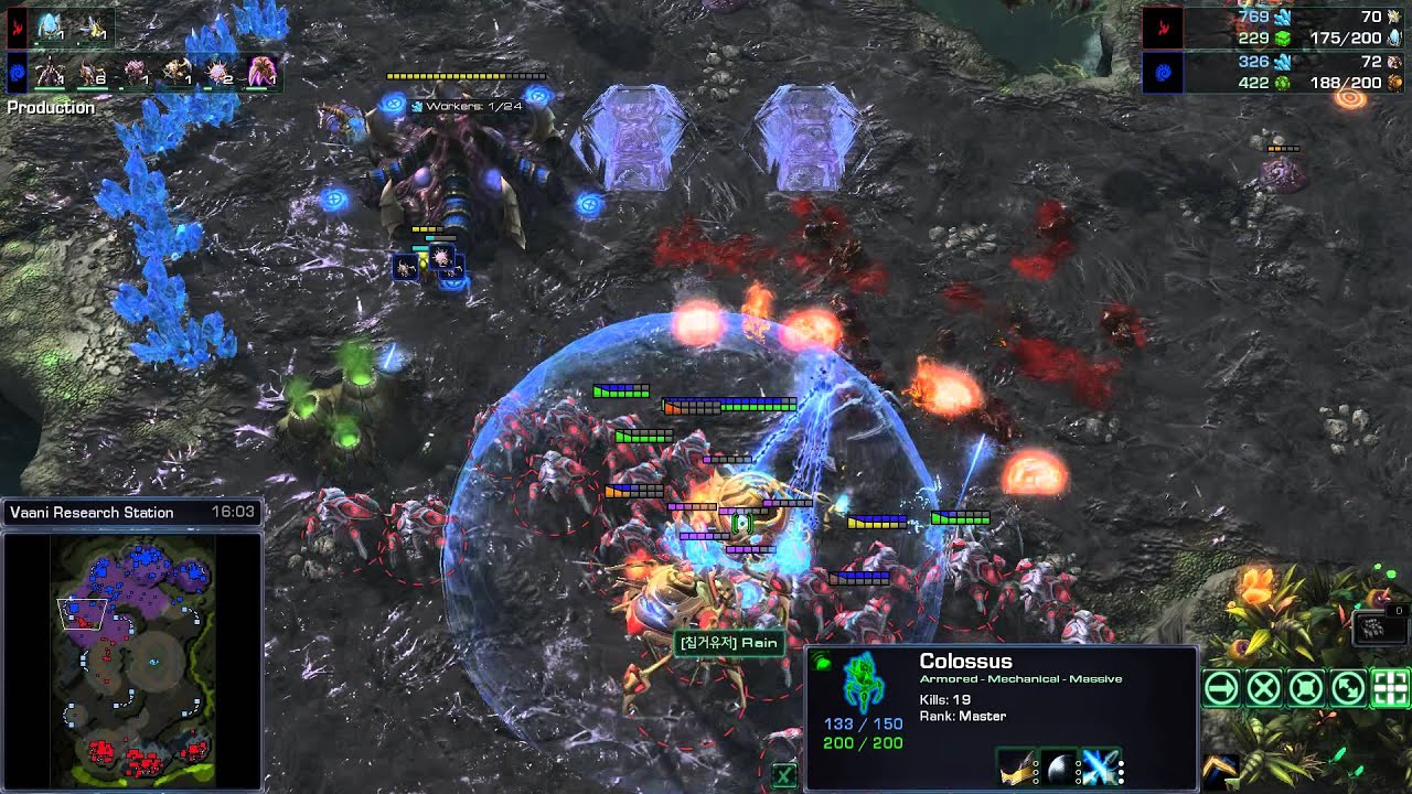 Starcraft II -- HOTS -- G4 Rain (P) v Soulkey (Z) on Vaani Research Station