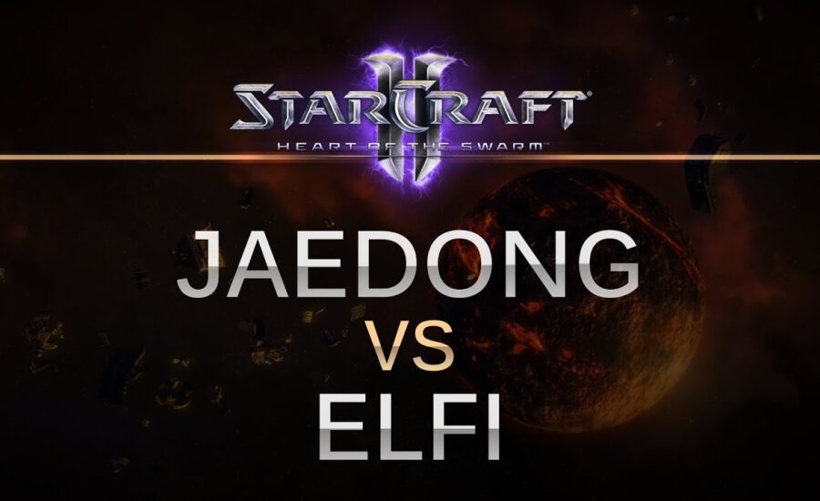 Starcraft II -- HOTS --  Game 1 Jaedong (Z) v  elfi (P) on Iron Fortress LE