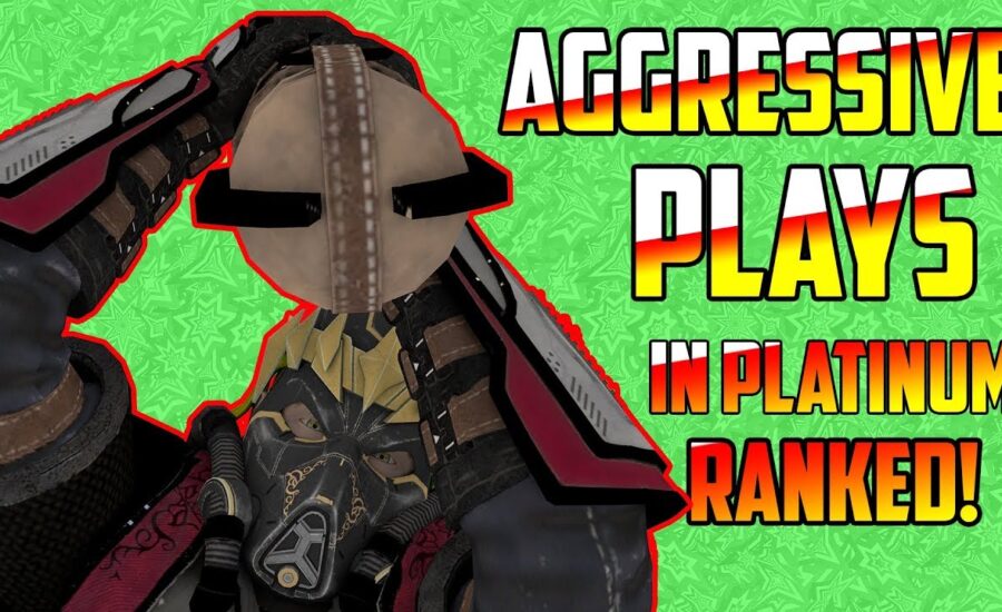 THIS is How You Play RANKED! -  Insane Aggressive 10 Kill Game in Platinum Apex Legends!