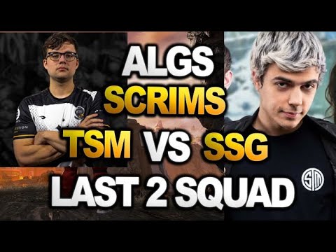 TSM Imperialhal Team  vs  DROPPED Team in ALGS Playoff Scrims  |  LAST 2 SQUAD ( apex legends )