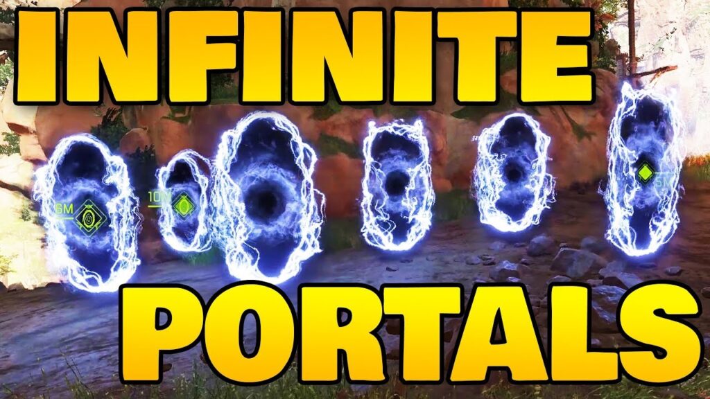 The Infinite Wraith Portal Glitch! (APEX LEGENDS)