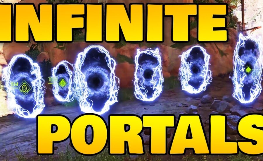 The Infinite Wraith Portal Glitch! (APEX LEGENDS)