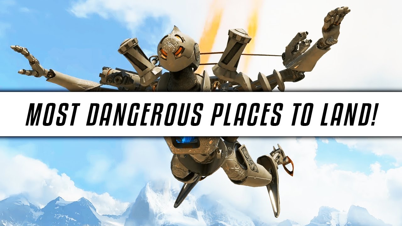 The MOST DANGEROUS Places To Land In Apex Legends.....(Apex Legends Best Places To Land Season 3)