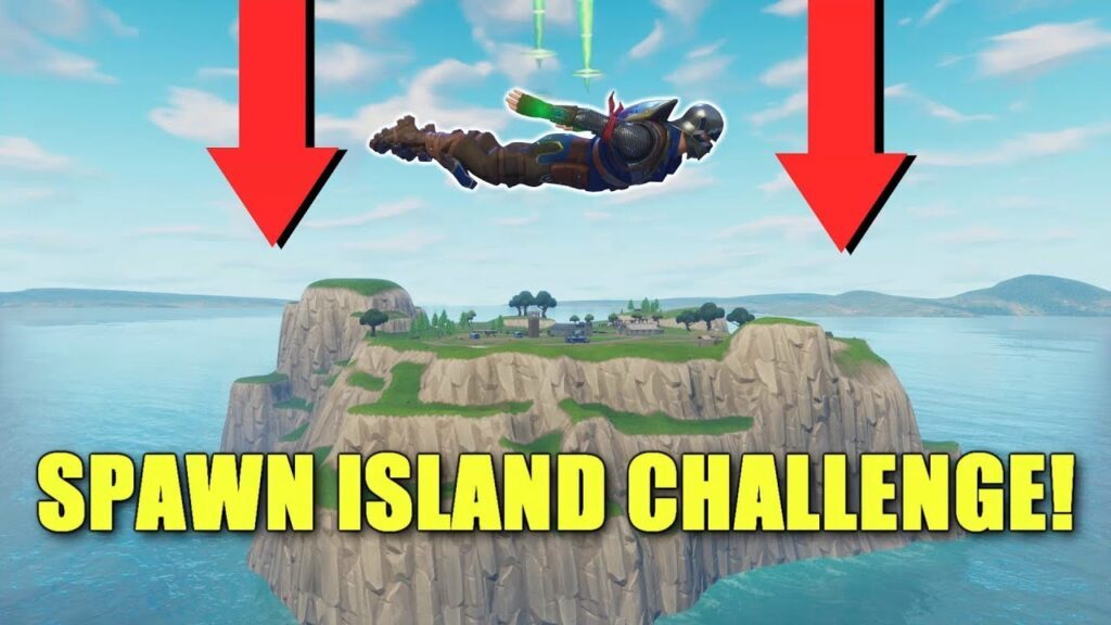 The SPAWN ISLAND CHALLENGE in Fortnite Battle Royale!