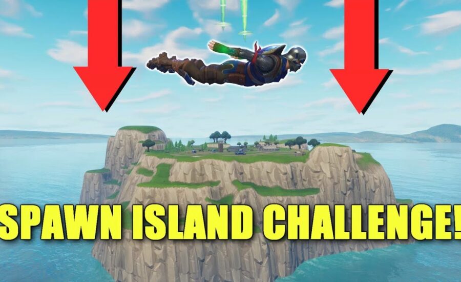 The SPAWN ISLAND CHALLENGE in Fortnite Battle Royale!