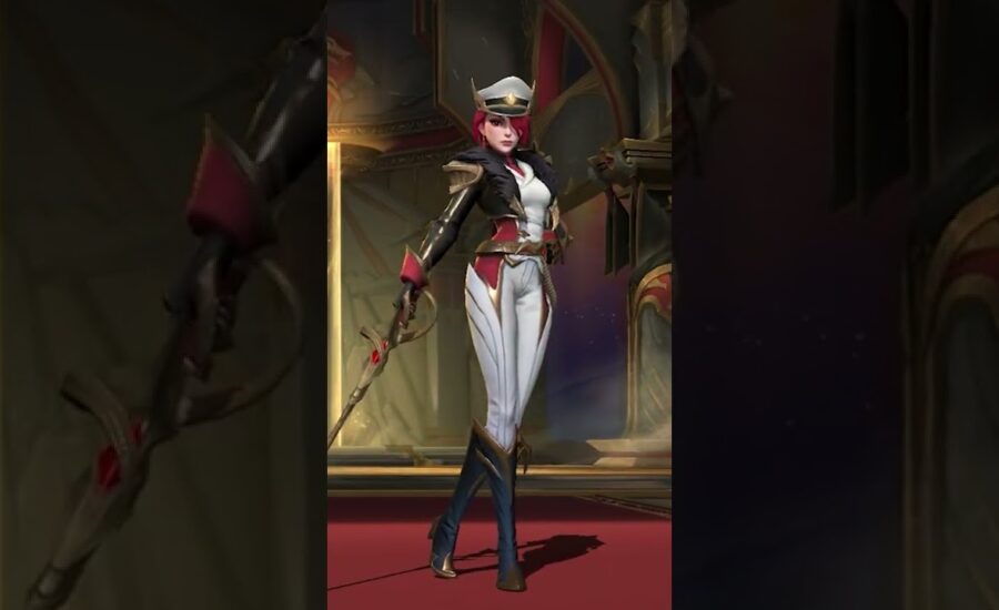 Victory, honor—glory! Unlock Glorious Crimson Fiora this season in Wild Rift.  #Shorts