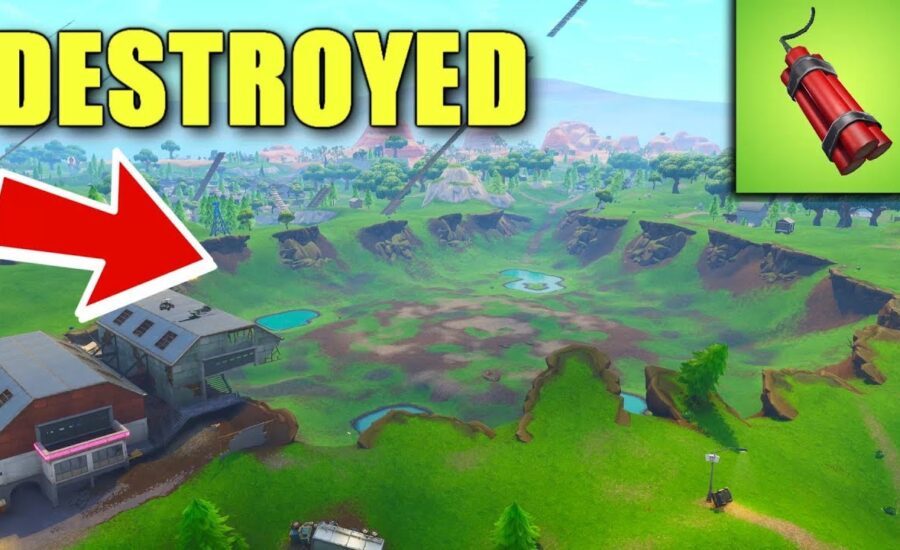 WE RECREATED THE CRATER in Fortnite!