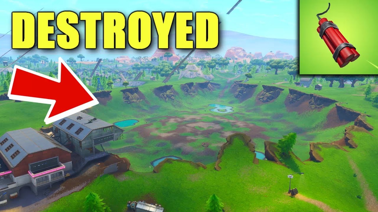WE RECREATED THE CRATER in Fortnite!