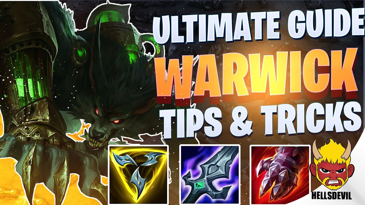 WILD RIFT ULTIMATE WARWICK GUIDE | TIPS & TRICKS | Guide & Build