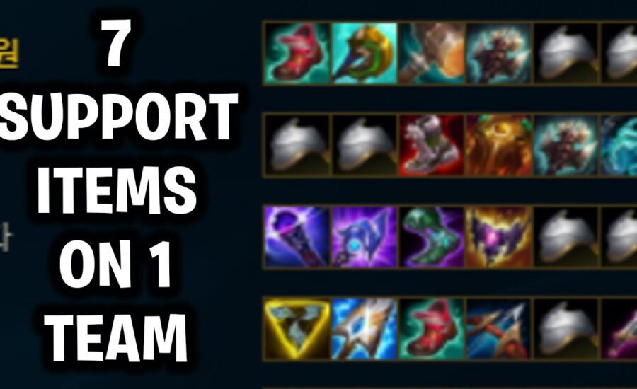 Why are Challenger Teams Building 7 Support Items