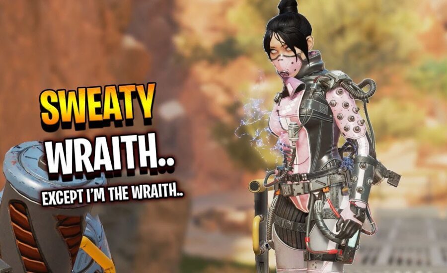 running into that one sweaty Wraith.. except I'm the Wraith - Apex Legends