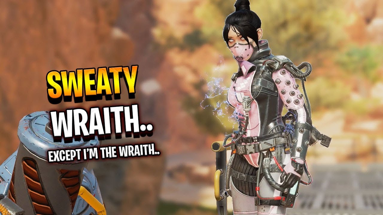 running into that one sweaty Wraith.. except I'm the Wraith - Apex Legends