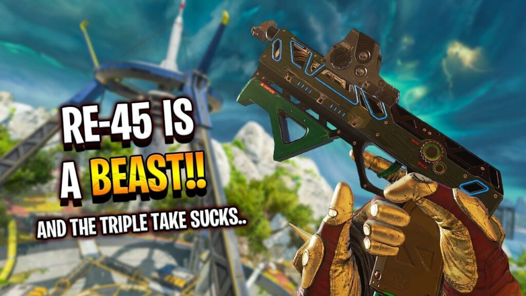 the RE45 is a BEAST and this other gun is the WORST in the game.. - Apex Legends