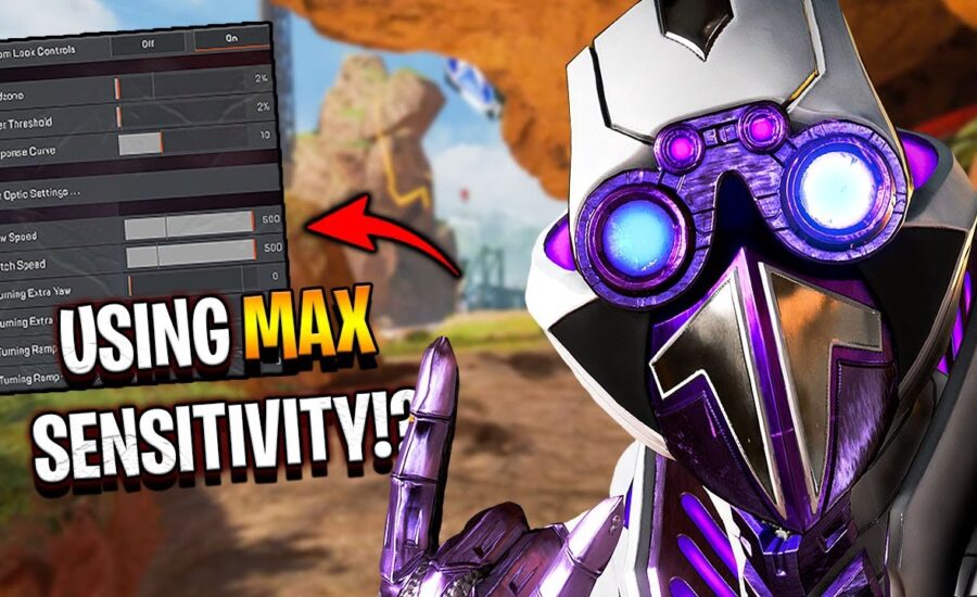 this is why I play on MAX Sensitivity.. - Apex Legends