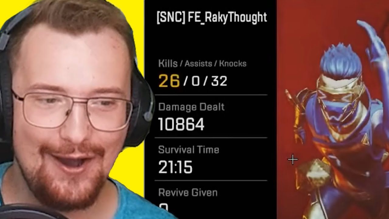 10864 DAMAGE! Reacting To The Apex Legends World Damage Record