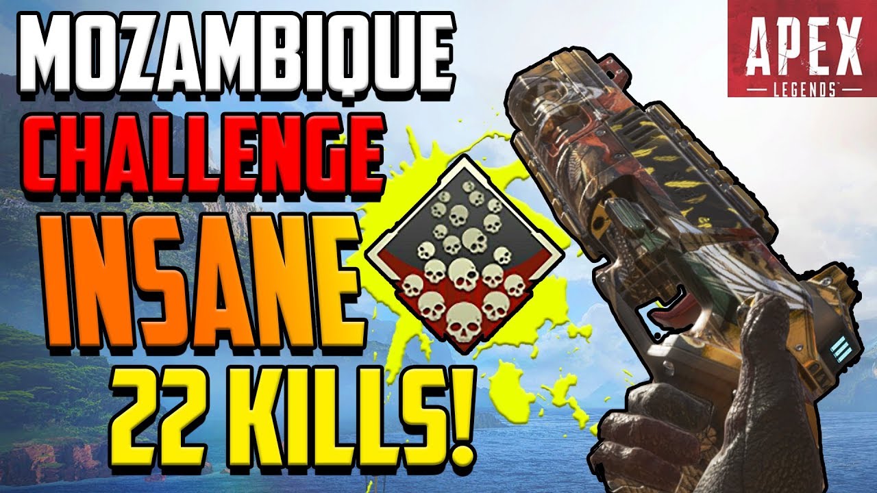 22 Solo Kills Mozambique Only Challenge in Apex Legends Gameplay