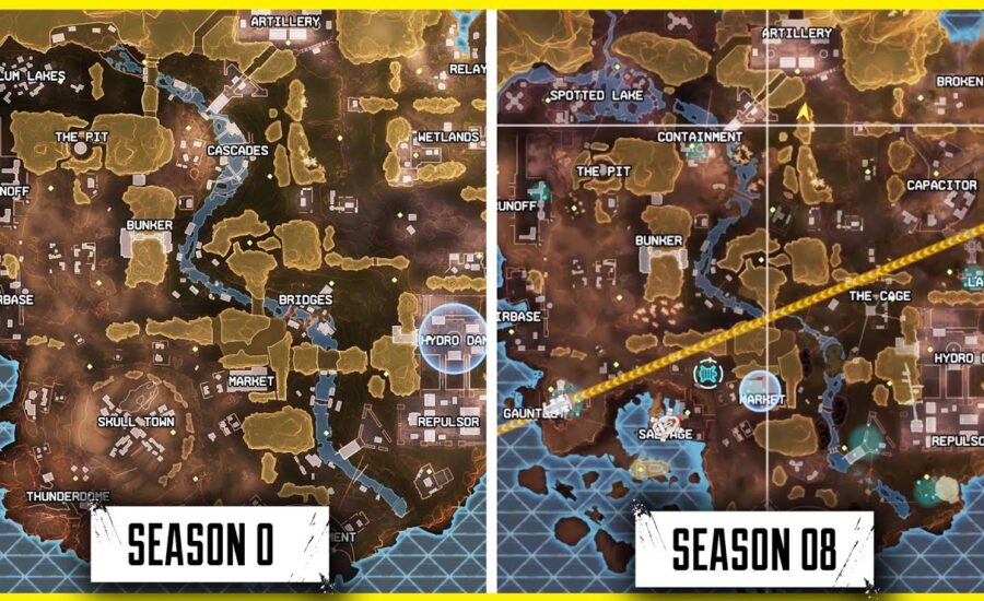 Apex Legends King's Canyon Then Vs Now #shorts