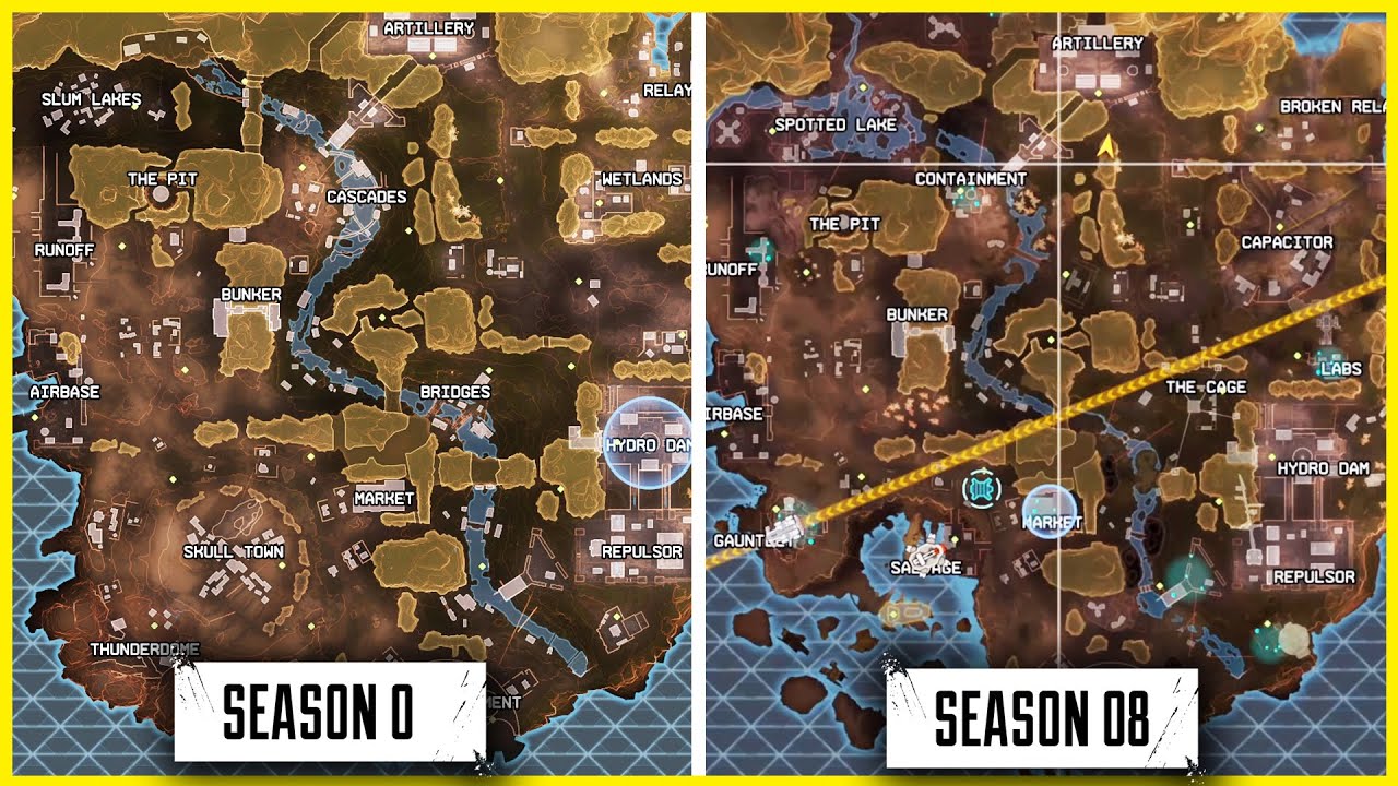 Apex Legends King's Canyon Then Vs Now #shorts