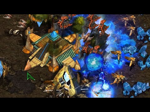 Bisu (P) vs Larva (Z) on Fighting Spirit - StarCraft - Brood War