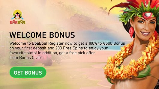 Boaboa Casino - Welcome Bonus