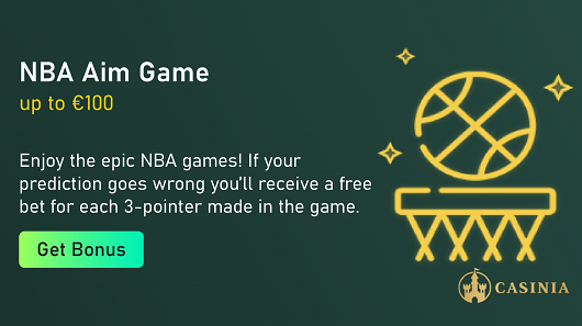 Casinia - NBA Aim Game up to €100