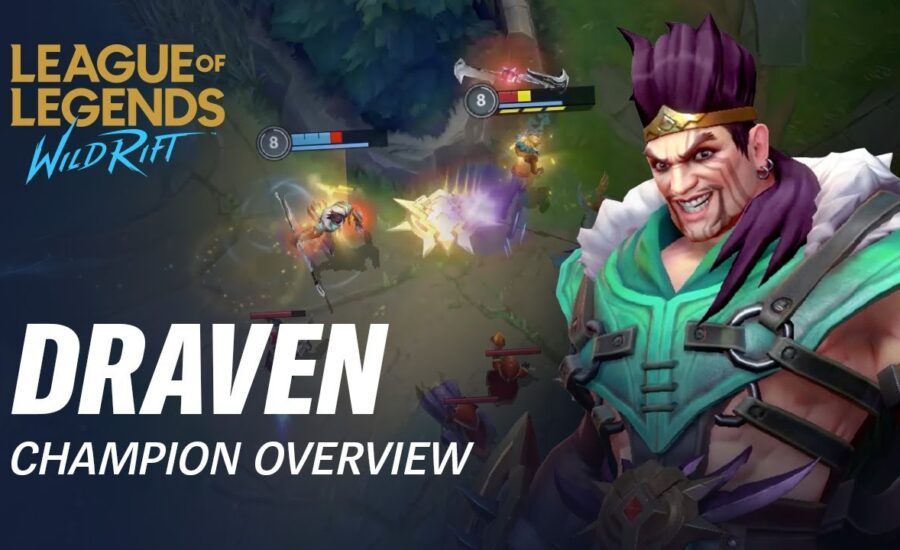 Draven Champion Overview | Gameplay - League of Legends: Wild Rift