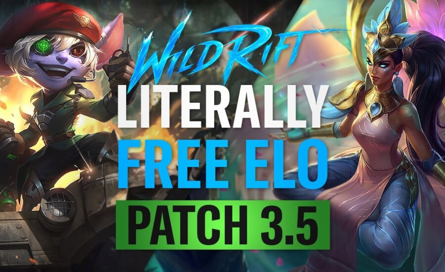 EVEN MY MOM CLIMBED WITH THIS TIERLIST | Patch 3.5 | RiftGuides | Wild Rift
