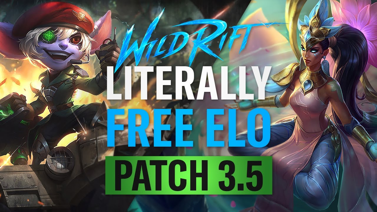 EVEN MY MOM CLIMBED WITH THIS TIERLIST | Patch 3.5 | RiftGuides | Wild Rift
