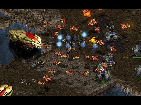 Hiya (T) v Shuttle (P) on Fighting Spirit - StarCraft  - Brood War REMASTERED