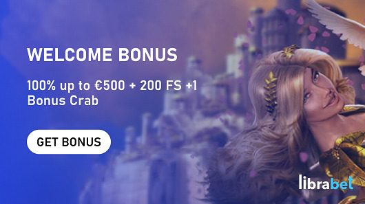 Librabet - Welcome Bonus 100% up to €500