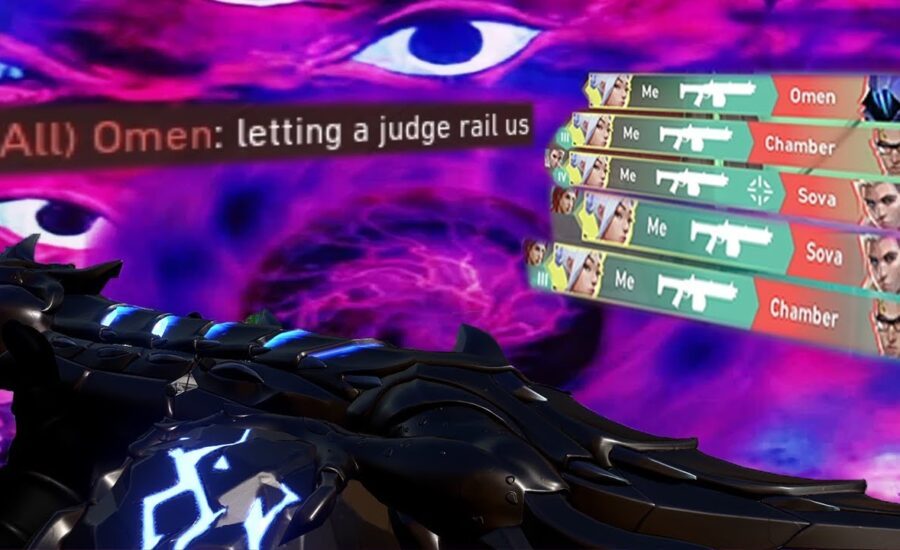 My Judge tilted this Omen back to the Shadow Realm - Valorant