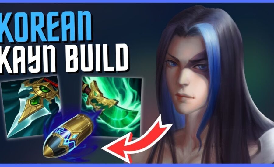 *NEW* KOREAN KAYN BUILD TURNS BLUE KAYN S+ TIER! | League of Legends