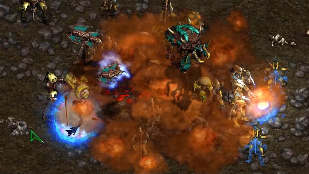 Olympus (P) vs Terror (Z) on Fighting Spirit - StarCraft - Brood War