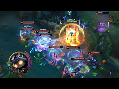 One Rammus against Nine ADCs - 1 vs. 9 in League of Legends!