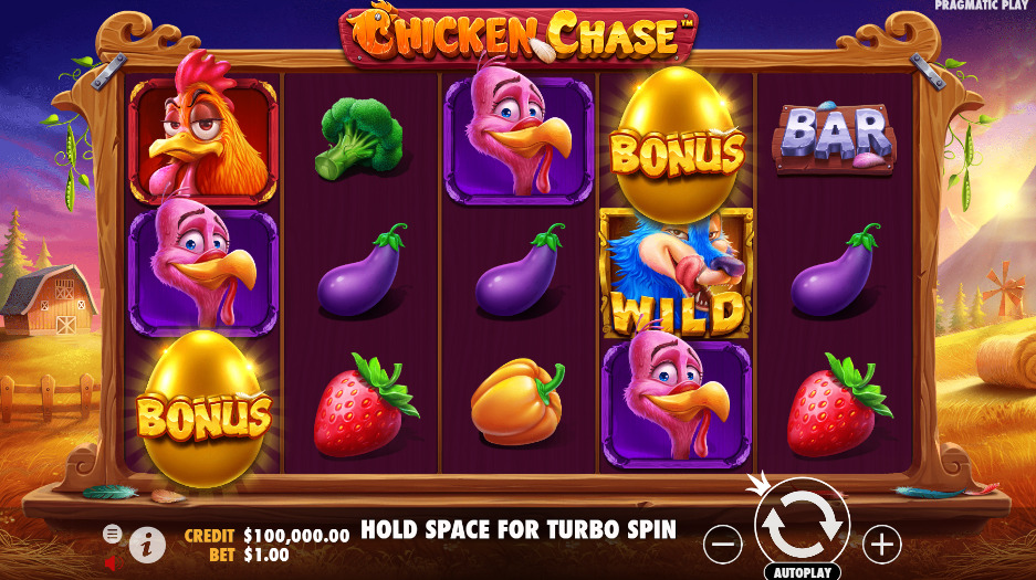 Play Chicken Chase® Free Game Slot by Pragmatic Play