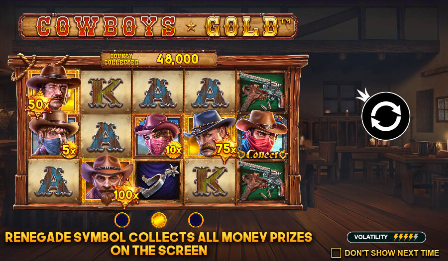 Play Cowboys Gold® Free Game Slot by Pragmatic Play