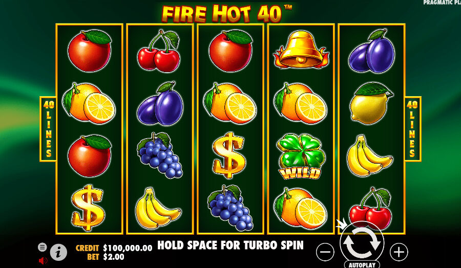 Play Fire Hot 40® Free Game Slot by Pragmatic Play