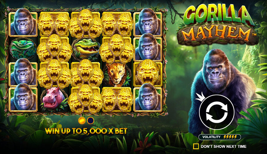 Play Gorilla Mayhem® Free Game Slot by Pragmatic Play