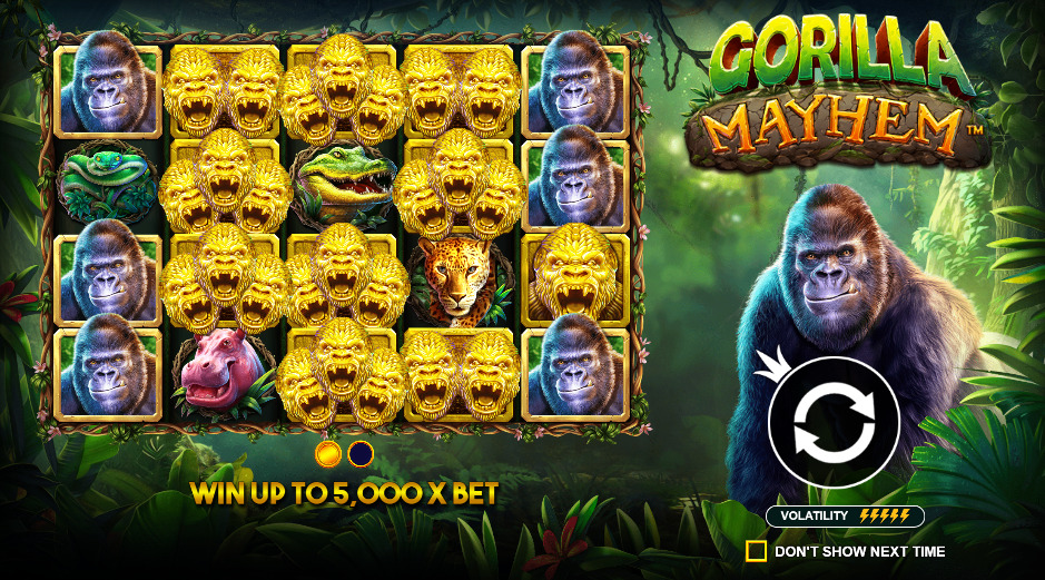 Play Gorilla Mayhem® Free Game Slot by Pragmatic Play