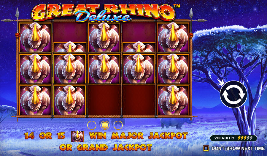 Play Great Rhino Deluxe® Free Game Slot by Pragmatic Play