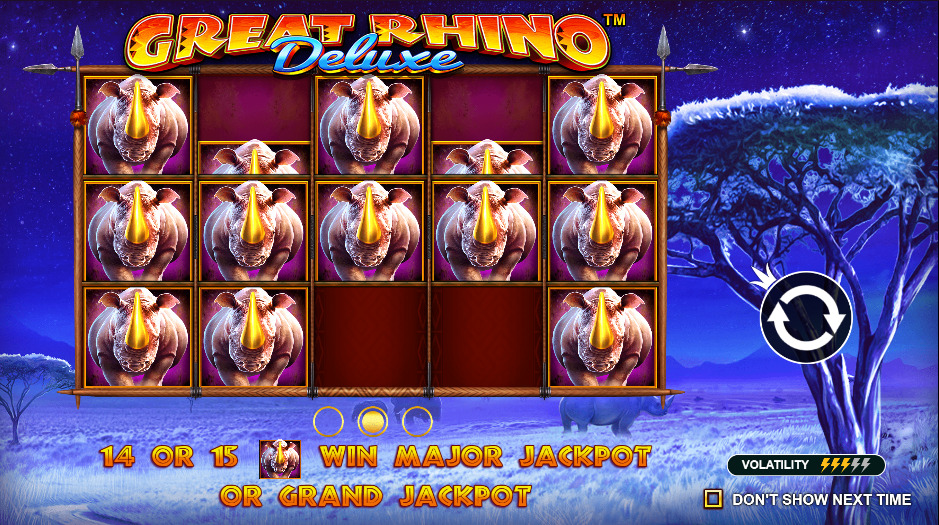 Play Great Rhino Deluxe® Free Game Slot by Pragmatic Play