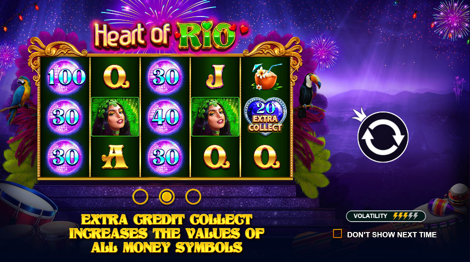 Play Heart of Rio® Free Game Slot by Pragmatic Play