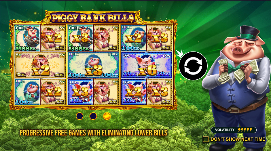 Play Piggy Bank Bills® Free Game Slot by Pragmatic Play